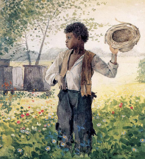 (image for) Handmade oil painting Copy paintings of famous artists Winslow Homer's paintings The Busy Bee